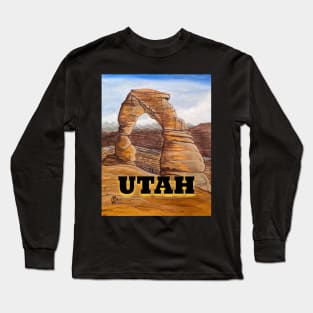 Utah stone arch formation Long Sleeve T-Shirt